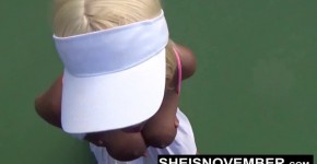 HD Tennis Court Stranger Gets Amazing BJ Throat Fuck From Skinny Innocent Saggy Boobs Ebony Msnovember , Eating An Ice Cream Con