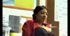 The secretary girl gives her breast a touch and can not stop Turkish porn, Mormon