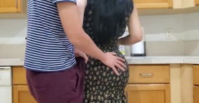 BIG ASS STEPMOM FUCKS HER STEPSON IN THE KITCHEN AFTER SEEING HIS BIG BONER, yiseds