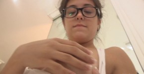 Solo Natalie Enjoys While Gently Fingering Her Love Tube Fuck My Mom Pussy, felomomasu
