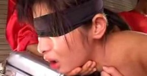 Asian slut is made to cum hard with a myriad of, Damaneer