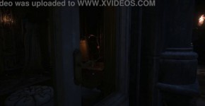 Resident Evil 8 Village ethan window peep on Lady dimitrescu and her big wet tits, eresta
