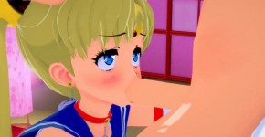 Horny Student Sailor Moon Passionately Sucks Dick l 3D SFM hentai uncensored, itoroners