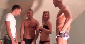 Russians convince stripper to gang fuck and gets cumshot, medront