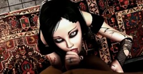3d Punk Goth Cartoon, Jaetonenes